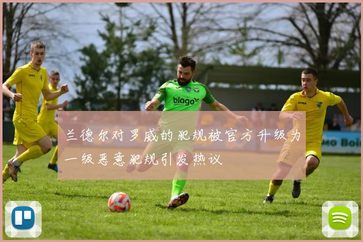 兰德尔对罗威的犯规被官方升级为一级恶意犯规引发热议